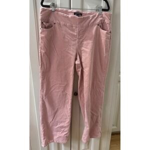 Chadwicks of Boston Corduroy Pants Pink Womens 18 Pull On Comfort Stretch Barbie